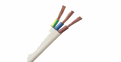 Kabel Tiga Inti Datar CU / PVC / PVC 6193Y